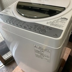 ★2019東芝　美品7キロ洗濯機　23区内設置送料込みです。