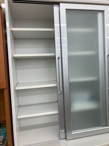 食器棚　ﾕｰｱｲ　2枚扉　90cm幅