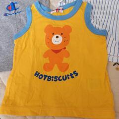 チャンピオン Tシャツ ホットビスケッツ ミキハウス ノースリーブ3枚セットの画像