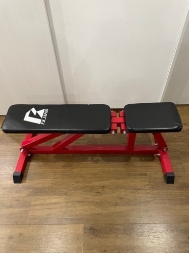 ベンチ台、バーベルラック、シャフト、セーフティーバー（4つセット売り）