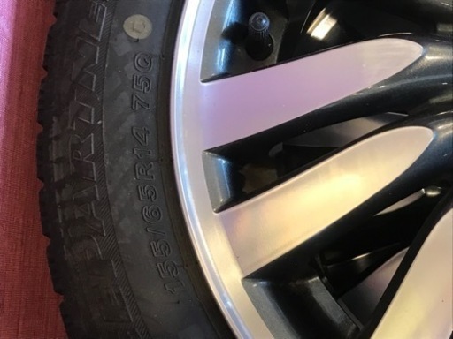 【中古】SUZUKI &ブリジストン スタッドレスタイヤ 155/65R14 75Q