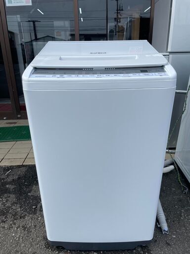 高年式　日立　７ｋｇ洗濯機　ビートウォッシュ 　2021年製　　リサイクルショップ宮崎屋住吉店