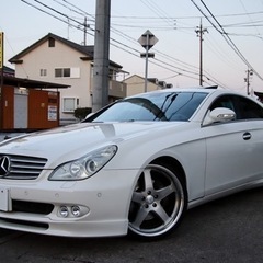 ベンツCLS350 希少左ハンドル　カスタム　4本出しマフラー　...
