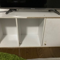 カラーボックス　高さ92.5 cm  (一段のみ扉付き)