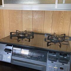 リンナイ ガスコンロ ラクシエファイン KG66VGL (13A) 左強火力 都市ガス12A/13A 　の画像