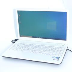 中古良品 新品高速SSD搭載 Wi-Fi有 ノートパソコン NEC PC-LS150ES1KW 15.6インチ Celeron 4GB DVDマルチ 無線ラン Windows10 Office