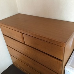 決まりました　チェスト　無印良品　洋服ケース　の画像