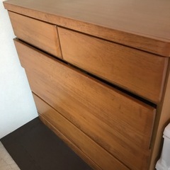 決まりました　チェスト　無印良品　洋服ケース　の画像