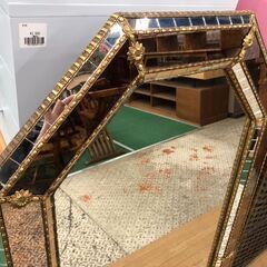 【愛品館八千代店】アンティーク調　大型ミラーの画像