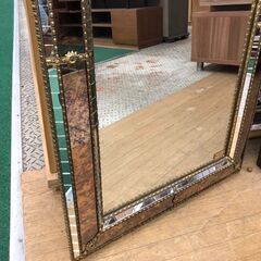 【愛品館八千代店】アンティーク調　大型ミラーの画像