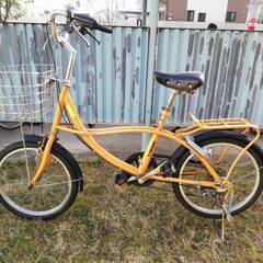 20インチ6段変速自転車。タイヤほぼ新品！