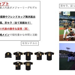 草野球チーム　尼崎PIRATES（学生メンバー就職に伴う参加頻度...