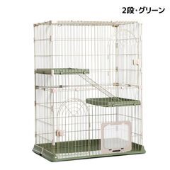 【受け渡し予定者決定】猫用ケージ・2段タイプの画像