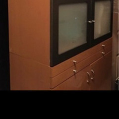 ✅イタリアンモダンデザイン多目的収納家具💕食器棚①