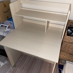 《有料》パソコンデスク 勉強机　折り畳み式の画像