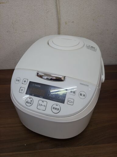 【リサイクルショップどりーむ天保山店】●1399●　☆新生活応援☆　山善　マイコン炊飯ジャー　炊飯器　2020年製　２人暮らしに最適５.５合炊き♪　YJD-M550(W)　取扱説明書付き