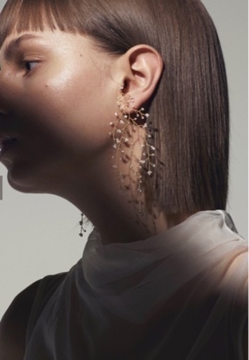 14キャトルズ　かすみ草パールピアス