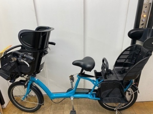 N180★ブリヂストン製★3人乗り子供乗せ自転車★防犯登録料込