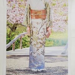 2022壁掛けカレンダー「粧」木村佳乃 着物と日本庭園（三溪園）