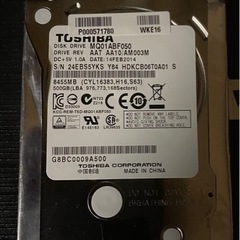 ノートPC用HDD 400GB