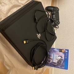 【取引決定しました】PS4 Pro 4K 1TB モンハンアイスボーン付き