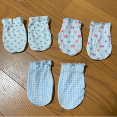 【美品】ベビー ミトン 3点セット