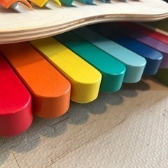 木琴・鉄琴・ピアノ型の鉄琴　楽器おもちゃ　知育玩具の画像