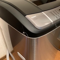 ハイアール　全自動　洗濯機　風乾燥機能付き シルバー　2019年製 美品の画像