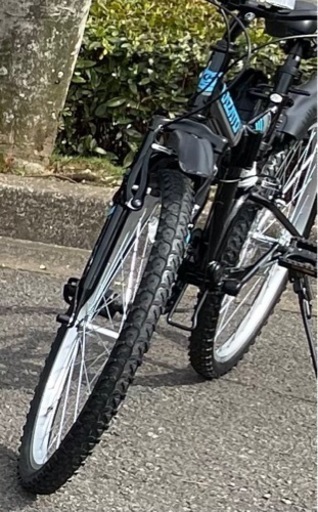 マウンテンバイク　折りたたみ式　26インチ　ブラック　ほぼ新品