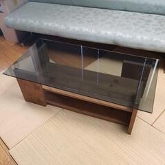ガラス天板 収納 センターテーブル 横幅100cm【Blocks...