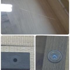 ガラス天板 収納 センターテーブル 横幅100cm【Blocks／ブロックス】

の画像