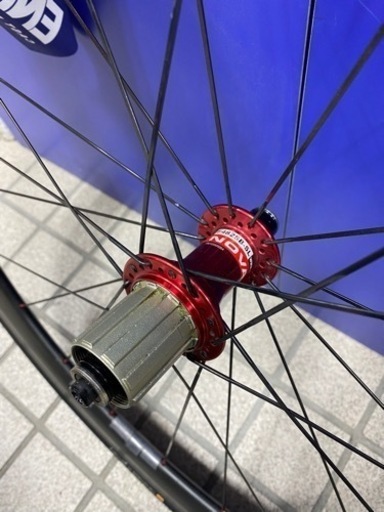 ノンブランド　シマノフリー 11s対応 チューブラー カーボンホイールセット美品