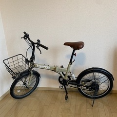 折りたたみ自転車の画像