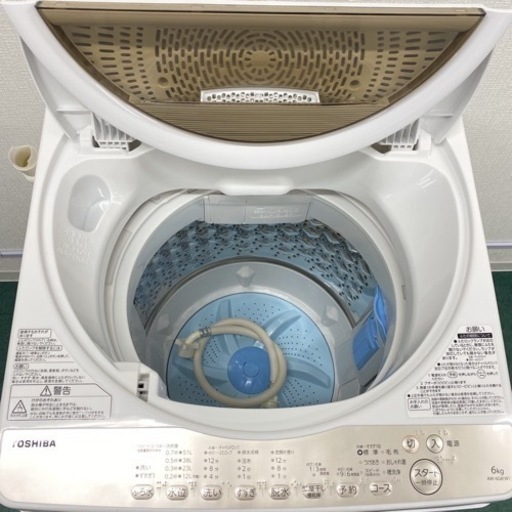 【激安】＊東芝 2019年製 6キロ＊洗濯機＊人気のクリスタルドラムです！リサイクルショップバンビ