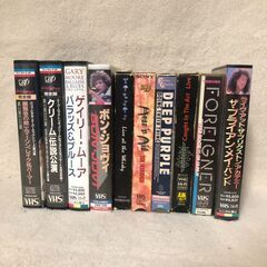1970~95 洋楽 ライブ VHS 10本セットの画像