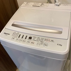 Hisense 洗濯機 6kg 2020年製