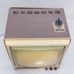 BP50 TOSHIBA TELEVISION 東芝 ブラウン管テレビ 11RZ 11インチ 部品欠損 砂埃有 動作不可 ジャンクの画像