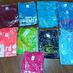 県内各マラソン大会記念Tシャツ12枚