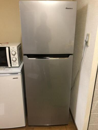 冷凍冷蔵庫　美品　227L HR-B2301　2ドア　ハイセンス　2017年製