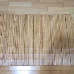 籐　玄関マット　サイズ（約）60×90センチ