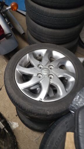 ★高くなる前に4本セットスズキ純正アルミ+タイヤ★