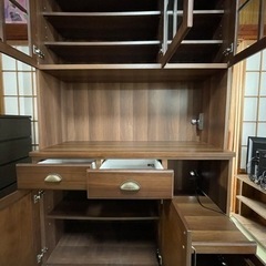 送料・設置込み NITORI キッチンボード 食器棚 レンジボード