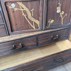 アンティーク/昭和レトロ 茶箪笥 水屋箪笥 古民具 骨董 和モダ...
