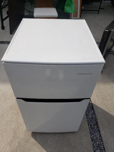 Hisense ハイセンス 2ドア 冷凍冷蔵庫 HR-B95A 93L  2018年製 ホワイト\n\n