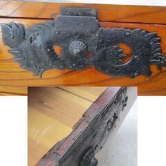 古家具 和箪笥 5段引き出し整理たんす 時代箪笥 古民具 桐 札幌市北区屯田の画像