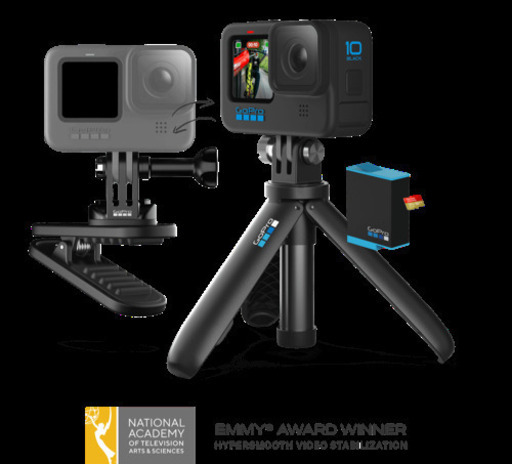 【4/2引き渡し予定、引き渡しが早い人順で受け付けます。】GoPro10 バッテリー2個付き