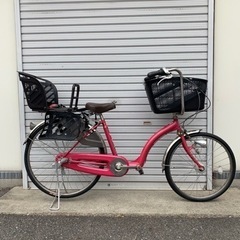 【3月限定特別価格‼︎】22/26型　子乗せ付軽快車　防犯登録料込‼︎
