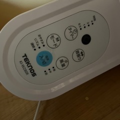 壁掛け扇風機　6枚羽　TEKNOS KI-W280R 中古の画像