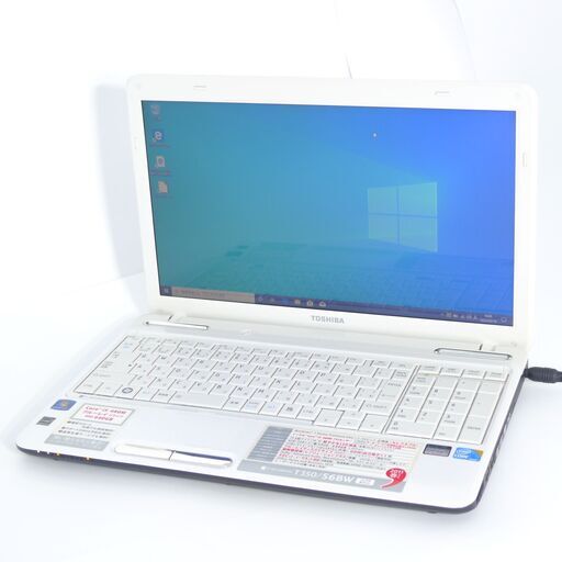 中古美品 新品SSD搭載 Wi-Fi有 ノートパソコン 東芝 T350/56BW 15.6インチ Core i5 4GB Blu-ray 無線ラン Windows10 Office 即使用可