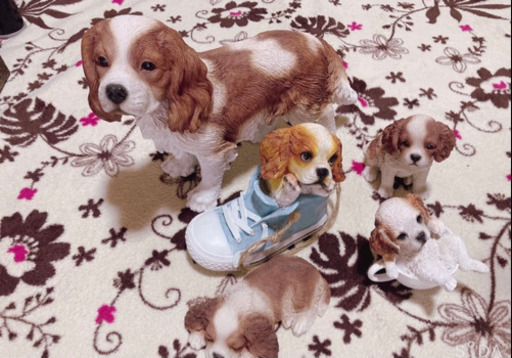 キャバリアの置物